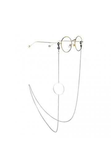 TONZN Chaîne à lunettes Corde à lunettes en acier inoxydable Accessoires pour lunettes Chaîne à lunettes Pas facile à décolor