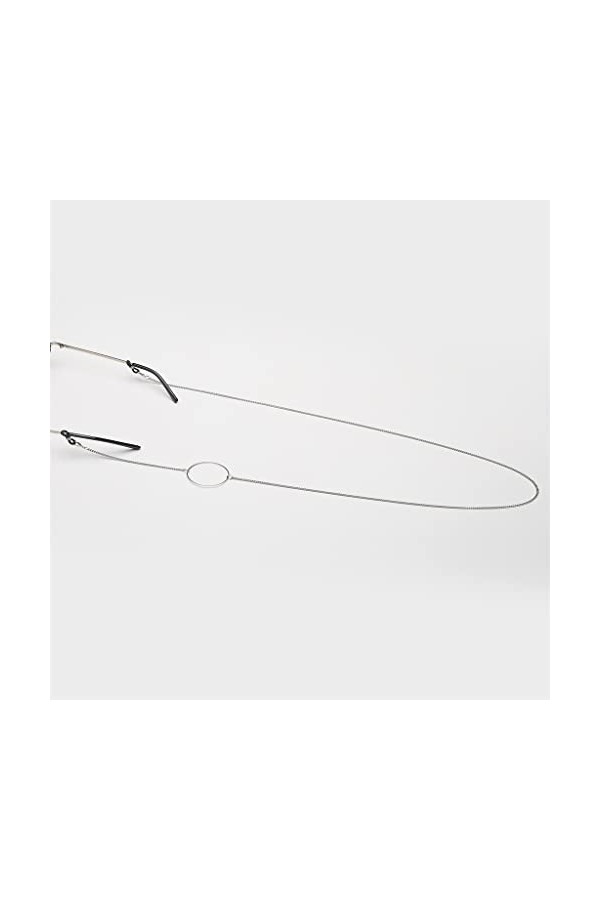TONZN Chaîne à lunettes Corde à lunettes en acier inoxydable Accessoires pour lunettes Chaîne à lunettes Pas facile à décolor