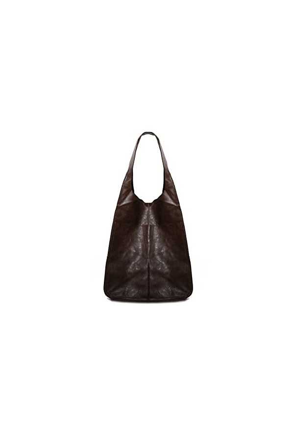 NICOLE & DORIS Sac Cabas Femme Sac de Shopping élégant Sac Fourre Tout Grand Sac à Bandoulière Classique Vintage Sac Epaule e
