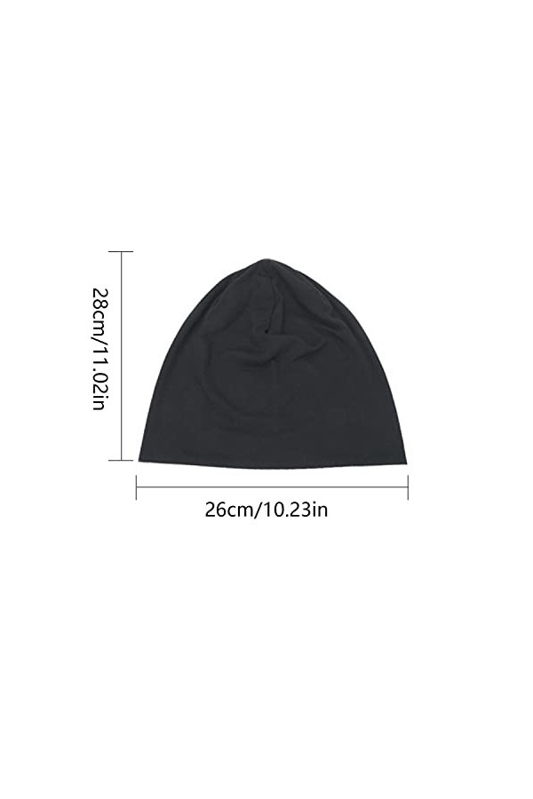 MenYiYDS - Casquettes Hommes Femmes mince Slouch Bonnet couvre-chef pour le sport, la chimiothérapie, la perte de cheveux, so