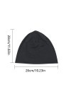 MenYiYDS - Casquettes Hommes Femmes mince Slouch Bonnet couvre-chef pour le sport, la chimiothérapie, la perte de cheveux, so