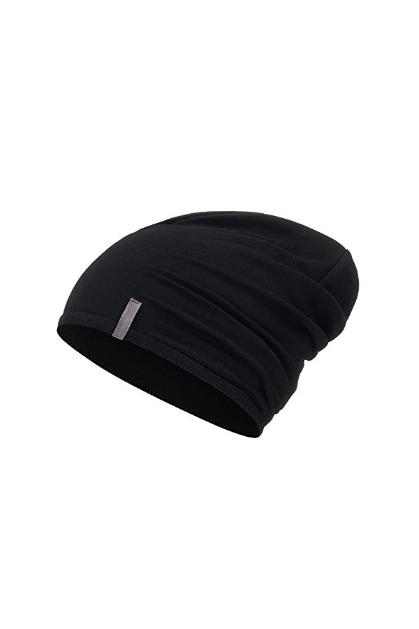 Mikos Bonnet Doux en Bambou ||| Bonnet pour Femme, Homme, Enfant Fille garçon ||| Été Automne Printemps Longue Slouch Beanie 