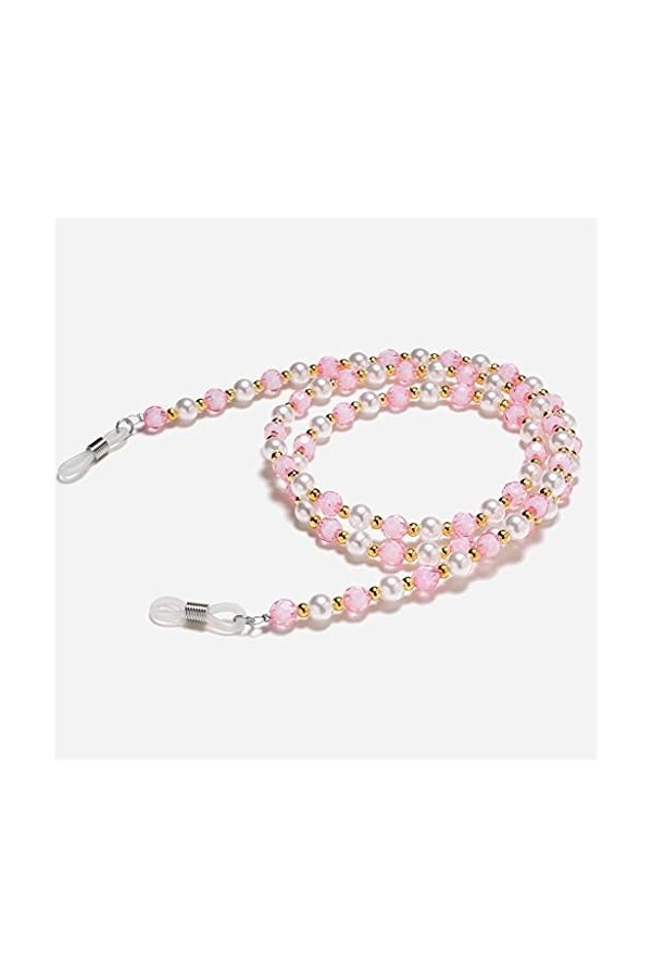 Chaînes de lunettes Perles de sept couleurs Chaîne de lunettes Lanière de lunettes Sangle de lunettes de soleil Cordons Acces