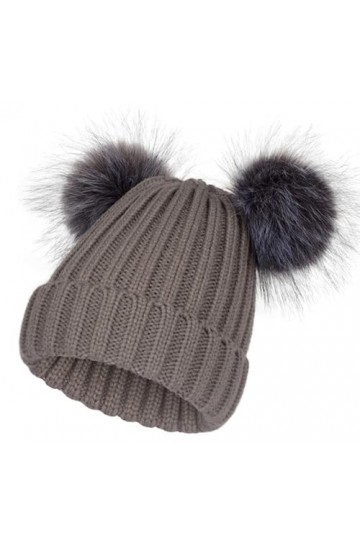 Bonnet Femme Hiver Chaud Coton Pompon Poil Adulte Fantaisie Casquette Chapeau Polaire Beanie Velours Epais Peluche Satin Mode