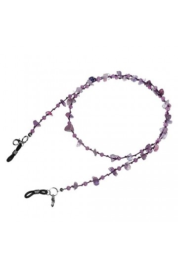 OQHAIR Perles Bleues Irrégulières Charme Lecture Lunettes de Soleil Lanière Sangle Collier Lunettes Chaîne Cordon Couleur : 