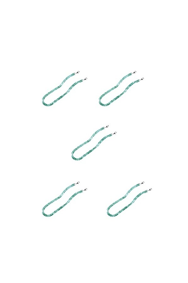 SBTRKT 5 morceaux de chaîne en fibre acrylique, robuste, antidérapant, anticorrosion, petit et exquis, étanche et non cassé, 