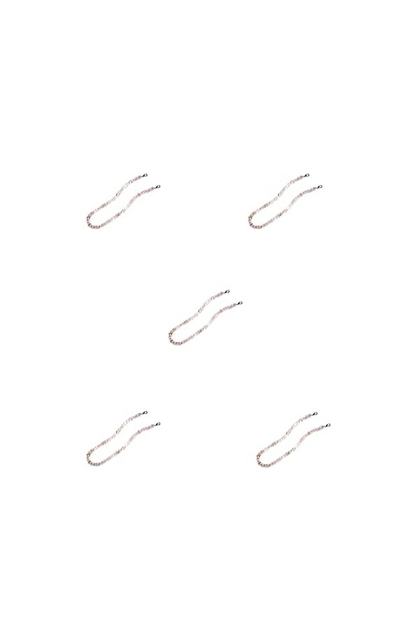 5 pièces de chaîne for les yeux en fibre acrylique, antidérapante, anticorrosion, petite et exquise, solide et ne tombe pas, 