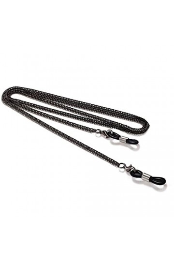 GJRFYJ Cordons de chaîne plate à double os Lecture de lunettes Chaîne Femmes Lunettes de soleil Accessoires Sangles de lanièr