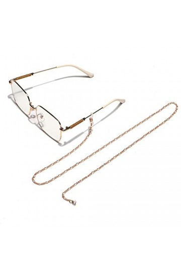 SUNMME Chaînes de Lunettes en Or sans décoloration Chaînes de Lunettes de Mode Anti-Perte