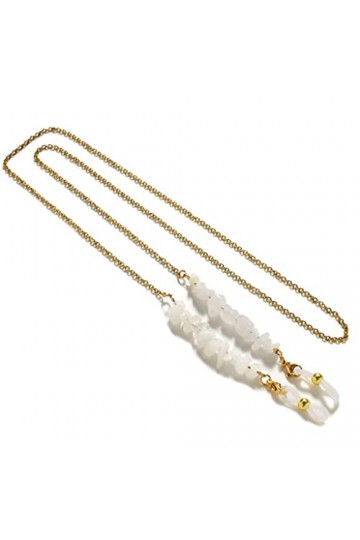 SDFGH Chaîne de Perles de Pierre chaîne de Lunettes à la Main for Lunettes de Lecture Cordon Lunettes de Soleil Support de Sa