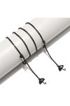TONZN Lunettes Corde Suspendue Cou Mode Parapluie Noir Pendentif Chaîne Lunettes de Soleil avec Chaîne de Lunettes D 1 
