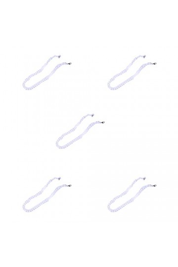 SBTRKT 5 morceaux de chaîne en fibre acrylique, tendance moderne, robuste, antidérapant, anticorrosion, petit et exquis, soli