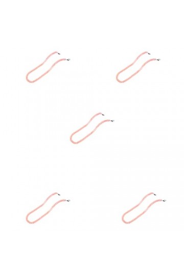 5 morceaux de chaîne for les yeux en fibre acrylique, antidérapante, anticorrosion, petite et exquise, solide et ne tombe pas