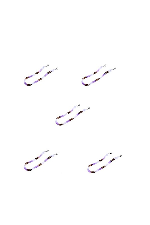 5 morceaux de chaîne for les yeux en fibre acrylique, robuste, antidérapante, anticorrosion, petite et exquise, solide et ne 