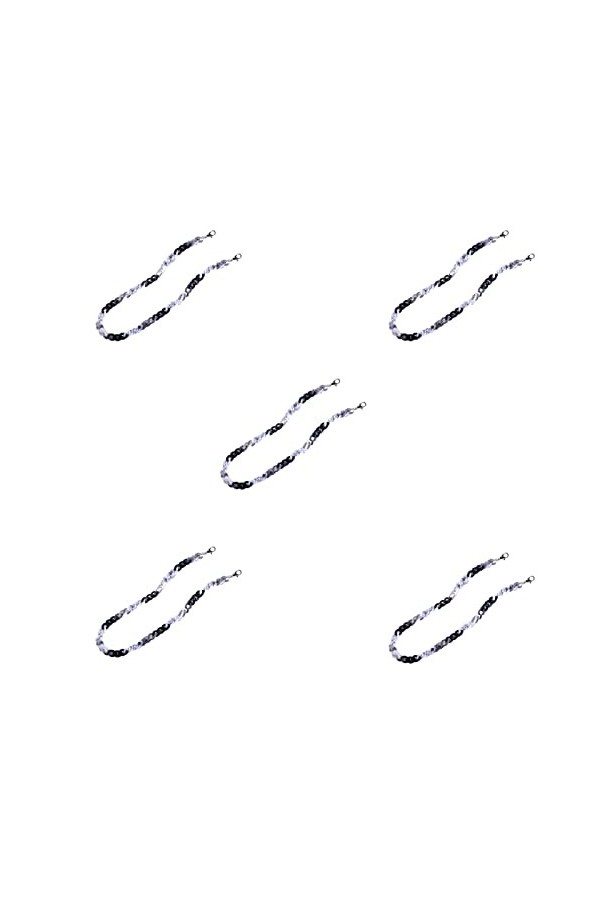 5 morceaux de chaîne for les yeux en fibre acrylique, tendance moderne, solide et durable, petite et exquise, solide et ne to