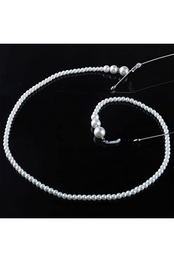 SUNMME Chaîne à Lunettes, Cuivre, Coloré, Perles, Perles, Chaîne épaisse, Corde à Lunettes