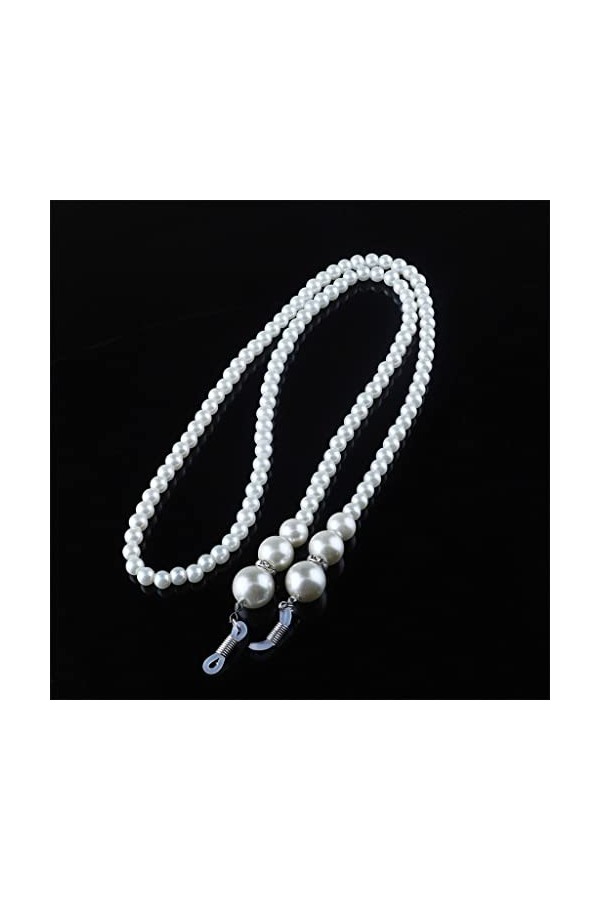 SUNMME Chaîne à Lunettes, Cuivre, Coloré, Perles, Perles, Chaîne épaisse, Corde à Lunettes