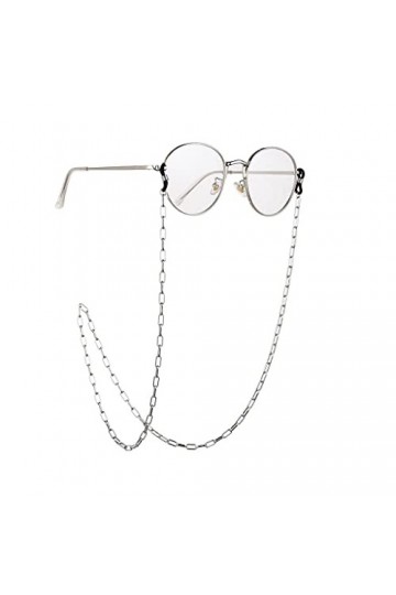 FIDDAA Chaînes de Lunettes Porte-chaînes for Femmes Hommes Collier à maillons en Or Autour du Cou Lunettes Masque chaîne Long