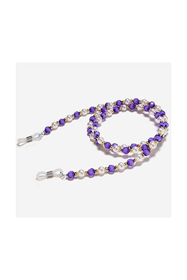 LLLY Chaîne De Lunettes Perles de Sept Couleurs Lanyard Lanyard Lanyard Lunettes Sangle Lunettes de Soleil Cordes Casual Lune