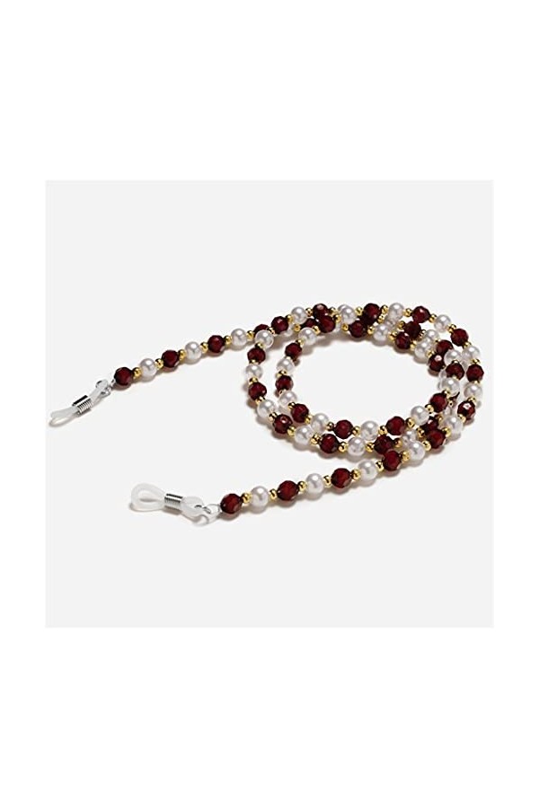 LLLY Chaîne De Lunettes Perles de Sept Couleurs Lanyard Lanyard Lanyard Lunettes Sangle Lunettes de Soleil Cordes Casual Lune