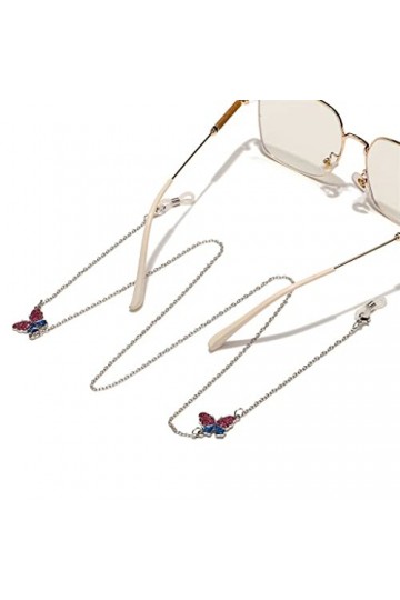 JAHH Chaîne de lunettes en argent antidérapante Europe et Amérique