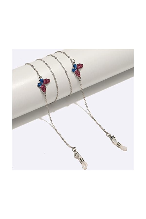 JAHH Chaîne de lunettes en argent antidérapante Europe et Amérique