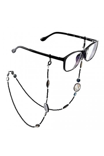 GPPZM Lunettes de Lecture chaîne Chic Coquille Perles Femmes lanière Support Sangle Lunettes de Soleil retenue