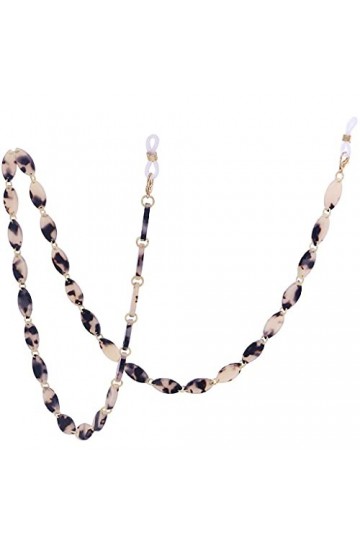 XOUVY Résine Hexagone Lunettes Chaîne Femmes Lunettes De Lecture Suspendus Collier Lanière Collier Bijoux Couleur: J D 