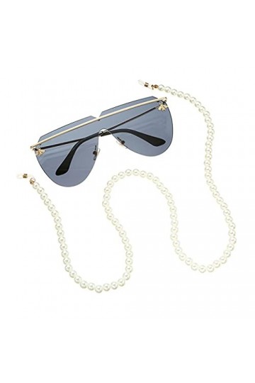 WJCCY Chaînes de lunettes Sangles Simulation Perle Femmes Simple Perle Chaîne pour lunettes Sunglasses Cordes Accessoires Co