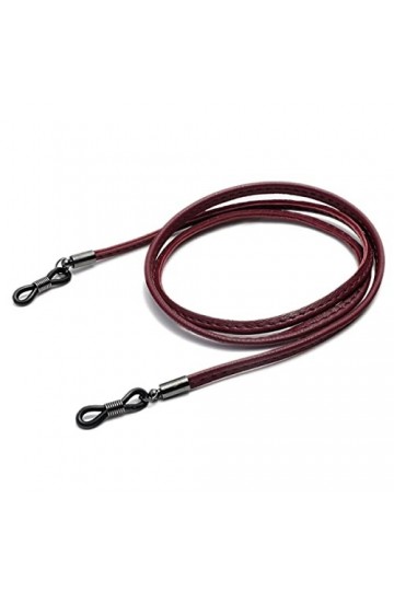 FIDDAA Lunettes de Soleil en Cuir lanière Sangle Collier Lunettes Lunettes chaîne Cordon Lunettes de Lecture Sangle Cou Cordo