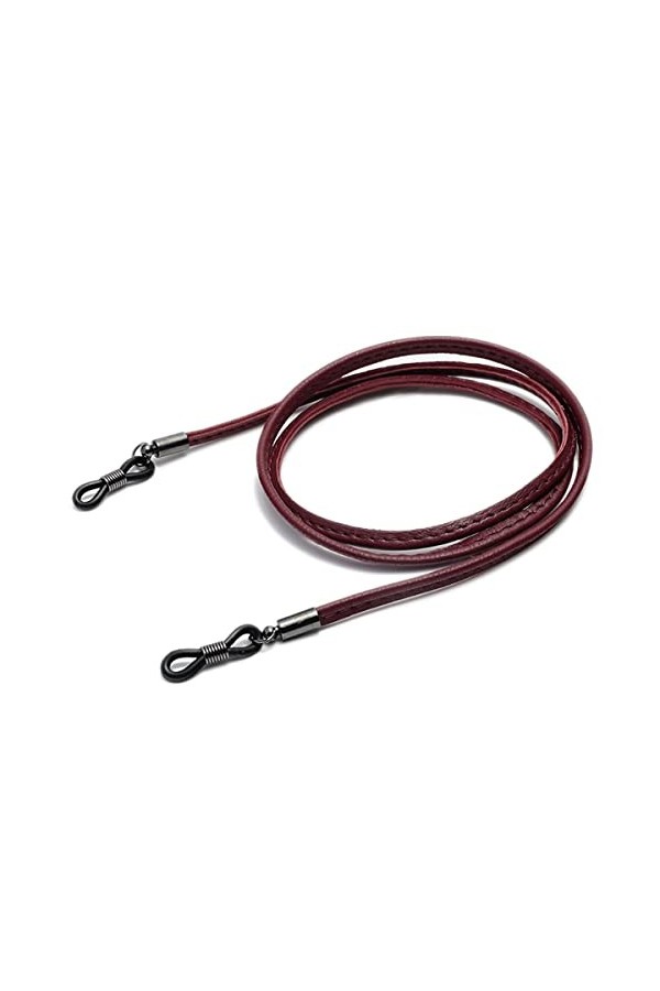 FIDDAA Lunettes de Soleil en Cuir lanière Sangle Collier Lunettes Lunettes chaîne Cordon Lunettes de Lecture Sangle Cou Cordo