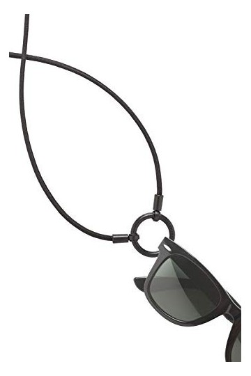 LaLoop Sportloop Support pivotant pour lunettes durable, extensible et polyvalent, Noir, M