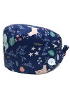 crazy bean Calot Chirurgien Unisexe Ajustable Casquette Femme Casquettes De Travail RéGlable Respirants Coton Bonnet ImpriméE