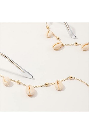 chaîne de lunettes Coquille naturelle Beads Beads Lanyard Tenir Sangles Cordons Lecture de lunettes Chaîne Femmes Sunglasses 
