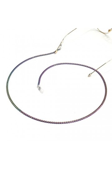 SUNMME Chaîne de Lunettes colorée Perle chaîne de Perles Clip chaîne de Perles nest Pas Facile à décolorer chaîne de Lunette