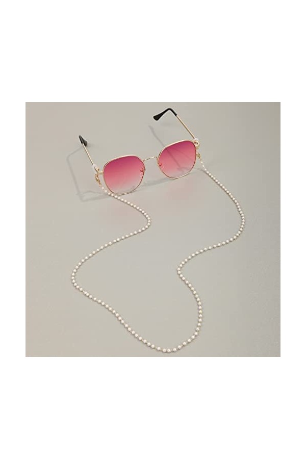 FIDDAA Lunettes Chaîne Masque Sangle Titulaire Femmes Collier Lecture Lunettes De Retenue Multifonctionnel Lunettes De Soleil