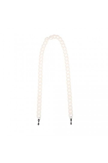 XOUVY Chaîne de Lunettes de Soleil pour Dames Lunettes de Lecture en Acrylique Chaîne Porte-Sangle de Cou Lunettes Sangle Lon