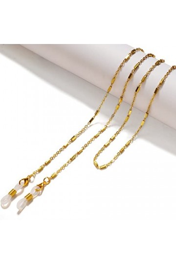 LHLLHL Femmes Hommes Lunettes chaîne for Sangle Support Lunettes de Soleil lanière Collier accrocher sur Les Lunettes de Cou 