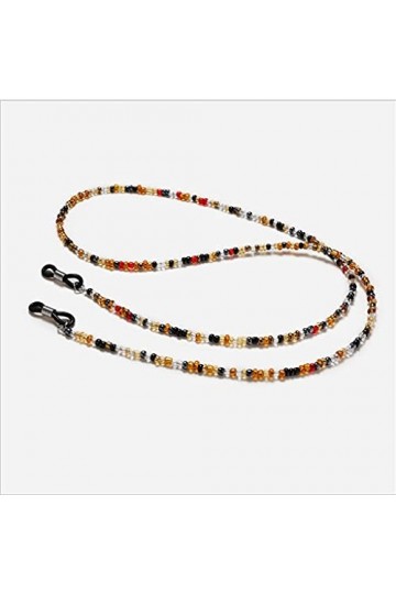 chaîne de lunettes Bohême Perles transparentes Lecture Lunettes Chaîne Lanière Tenir Sangles Lunettes de soleil Chaîne Cordes