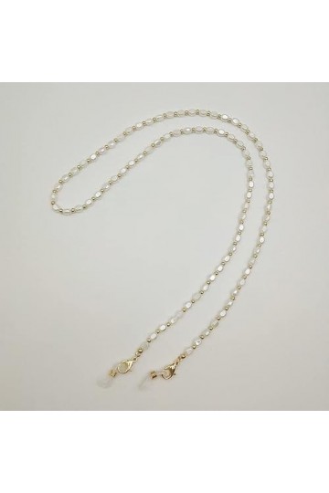 LHLLHL Porte-chaîne de Perles de Perles chaîne de Lunettes Sangles de chaîne Faites à la Main for Accessoires de Lunettes Co