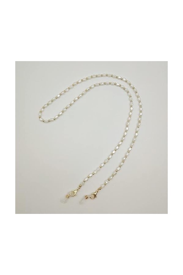 LHLLHL Porte-chaîne de Perles de Perles chaîne de Lunettes Sangles de chaîne Faites à la Main for Accessoires de Lunettes Co