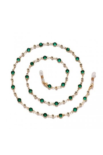 LEIGE Chaîne de Lunettes de Soleil chaîne de Lunettes en métal Exquis épissage chaîne de Lunettes chaîne de Perles dimitatio