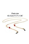 GPPZM Lunettes de Soleil chaîne plaqué Or Lunettes Cordon Lunettes de Soleil Sangle Porte-chaîne de Lunettes