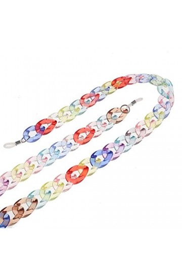 XOUVY Lunettes de Lecture Collier Suspendu chaîne de Lunettes chaîne de Lunettes de Soleil en Acrylique Sangle de Lunettes po