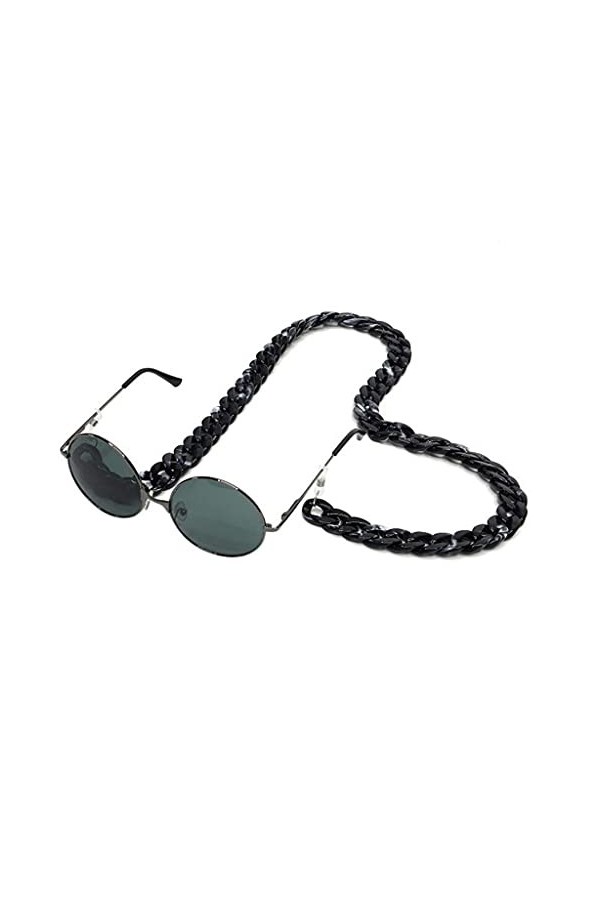 XOUVY Lunettes de Lecture Collier Suspendu chaîne de Lunettes chaîne de Lunettes de Soleil en Acrylique Sangle de Lunettes po