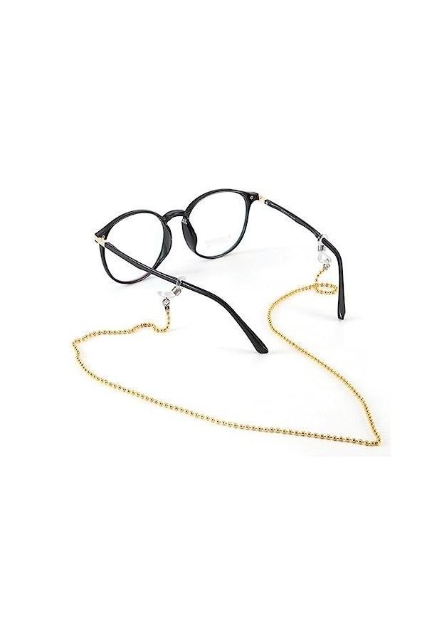 DOUBAO Chaîne de Lunettes de Soleil à col Suspendu Collier de Corde à chaîne perlée Color : D, Size : 64cm 