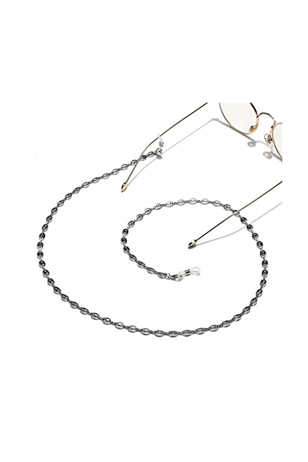 SUNMME Chaîne en Acier Inoxydable sans décoloration Chaînes de Lunettes de Soleil Chaîne de Lunettes