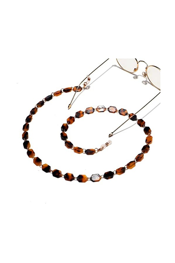 SUNMME Accessoires de chaîne Bicolores de chaîne de Longe de chaîne de Lunettes acryliques de Mode européenne et américaine