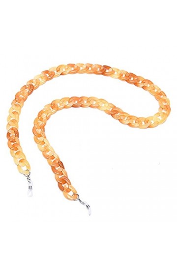 XOUVY Chaîne de Lunettes de Soleil en Acrylique Chaîne de Lunettes pour Dames Lunettes de Lecture Chaîne de Cou Suspendue Lun