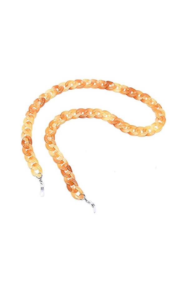 XOUVY Chaîne de Lunettes de Soleil en Acrylique Chaîne de Lunettes pour Dames Lunettes de Lecture Chaîne de Cou Suspendue Lun